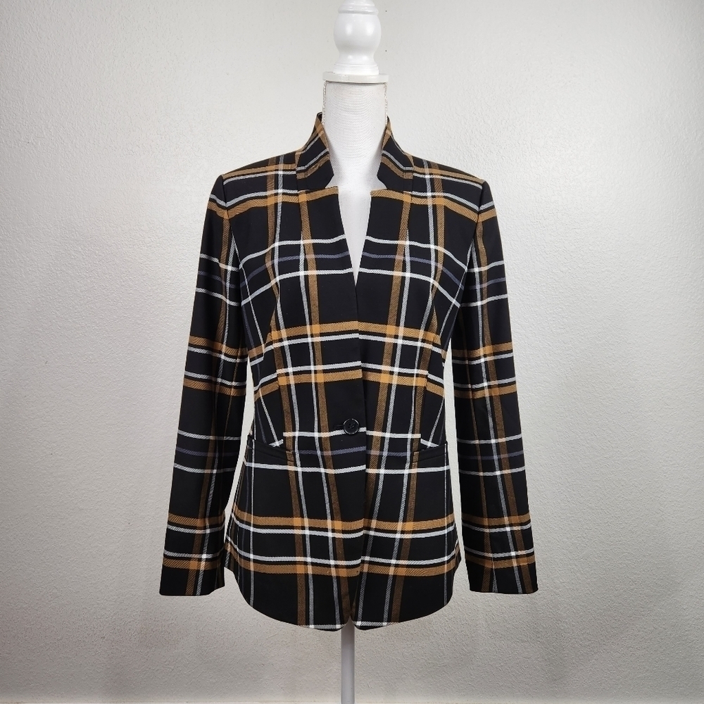 LOFT Outlet Plaid Blazer Size 6